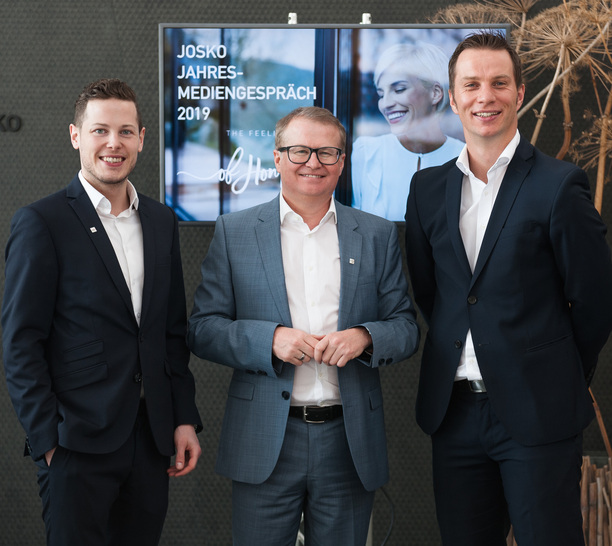 Josko Fenster und Türen GmbH: Stefan Wagner, Johann Scheuringer, Thomas Litzlbauer