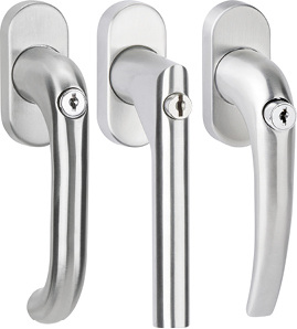 



Die neuen abschließbaren greenteQ Fenstergriffe sind KfW-förderfähig und in drei unterschiedlichen Designs jeweils mit 100 Nm oder 200 Nm erhältlich.
