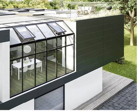 



Das Lamilux Glasdach PR60 ist in seiner Formgebung komplett frei gestaltbar und erlaubt durch schlanke Profile einen verbesserten Lichteinfall. 
