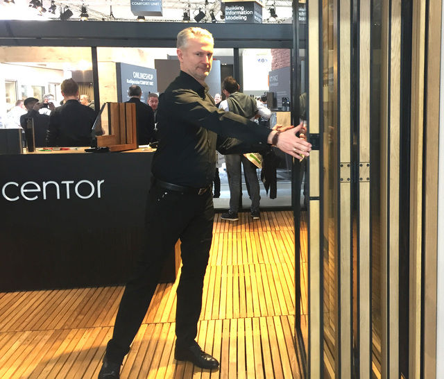 Centor-Mann Jörg Wagner auf der BAU 2019