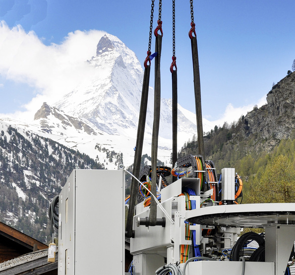 “Die Conturex ist da“: Zum Abladen blieb nur eine Stunde Zeit.