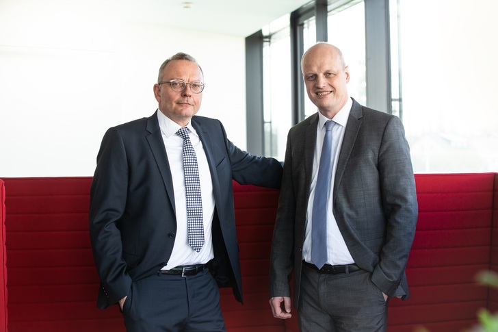 Miteigentümer Christian Klinger und Finanzvorstand Johann Habring sehen die IFN-Holding AG für die Zukunft perfekt gerüstet. - © IFN
