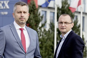 
v.l.: Marcin Kloska, Drutex-Verkaufsleiter, Miroslaw Furtan, Produktionsleiter.



