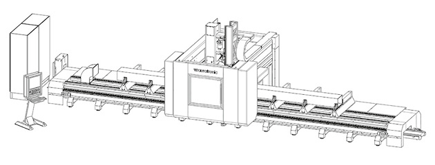 <p>
</p>

<p>
Mit der AT-520 SBZ finden alle Bearbeitungen bei ruhendem Profilstab statt und hohe Dynamik gewährleistet optimale Ergebnisse in der 6-Seiten-Bearbeitung.
</p> - © Foto: Auratronic

