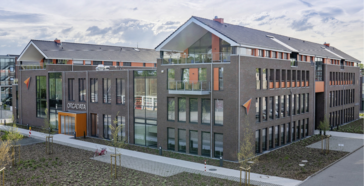 



Blick auf das neue Firmengebäude in Leer.
