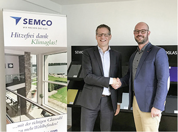 <p>
</p>

<p>
Der Startschuss für die Digitalisierung ist gefallen: Semco GF Michel Schüller (r.) und Peter Dixen, CEO von A+W, nach der Vertragsunterzeichnung.
</p> - © Foto: A+W

