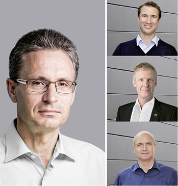 



Auf Roland Uffinger (li.) folgen Friedemann Auer, Heiner Basener und Markus Reiter (v. o.)
