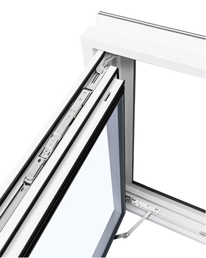 



Designfenster aus Holz, Kunststoff und Aluminium können jetzt mit dem vollverdeckten Drehkipp-Beschlag Winkhaus activPilot Topstar gefertigt werden.
