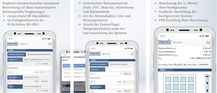 <p>
</p>

<p>
Mit Thermix WinUw können Fensterbauer, Planer und Architekten den Wärmedurchgangskoeffizienten (U
<sub>W</sub>
) eines Fensters schnell berechnen, um den Aufbau eines Fensters oder einer ISO-Einheit energetisch zu optimieren. 
</p> - © Foto: Ensinger GmbH

