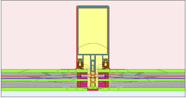 Integriert im 3-fach-Isolierglas einer Alu-Fassadenkonstruktion erreicht Dowsil 3364 in Kombination mit dem Swisspacer Ultimate einen Ucw-Wert von 0,846 W/(m2K).