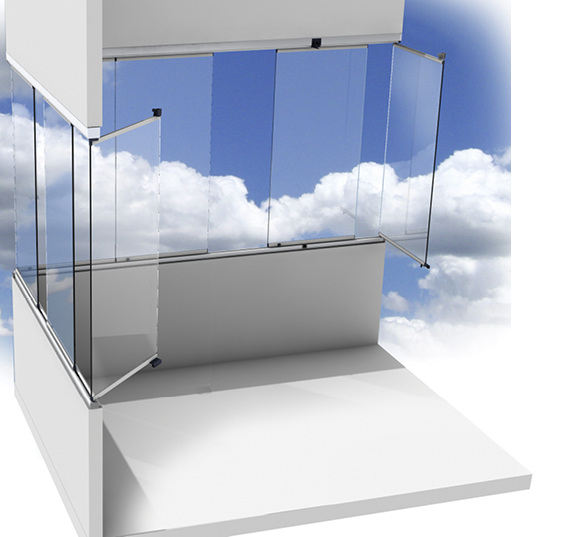 



Lumon Systeme werden auch in windstarken Gebieten eingesetzt. Zusätzlich wird durch die Verglasung von Balkon oder Terrasse Außenlärm abgeschirmt. 
