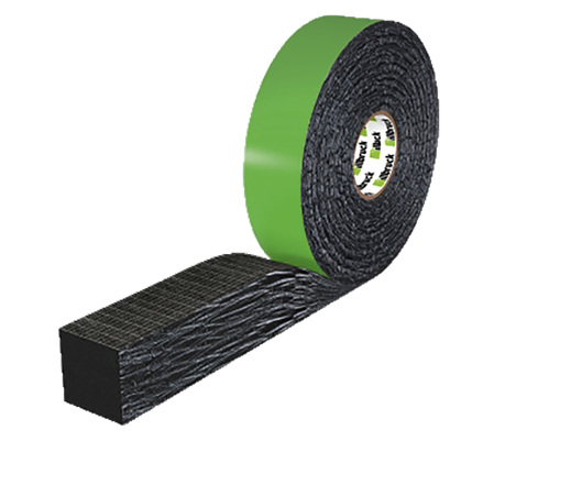 



Das Premium-Multifunktionsband TP653 trioplexX verfügt in allen Fugenbreiten über einen schwarzen Polymerfilm, der mit der Bandinnenseite verbunden ist.
