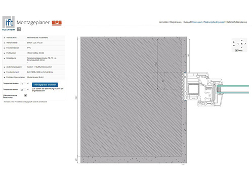 
Der „SFS Montageplaner“ für die softwarebasierte Bemessung der Fenstermontage macht die Nachweisführung schnell und sicher.



