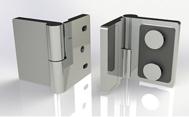 Flächenbündig und mit Hebe-Senk-Funktion: das neue Duschtürband Riviera von CRL.