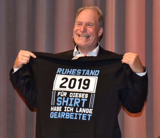 Prof. Sieberath auf seiner Verabschiedungsfeier als ift Institutsleiter