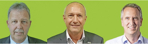 



v. l.: Reinhard Strauß, Rolf Däubel und Volker Günthner
