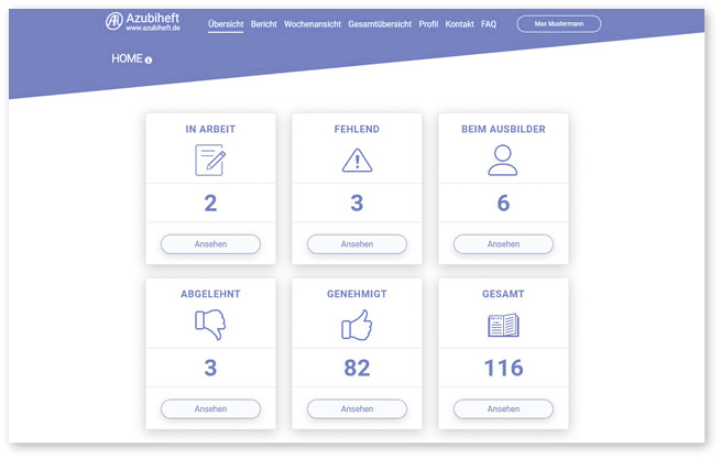 <p>
</p>

<p>
Die Digitalisierung des Berichtshefts soll es dem Auszubildenden ermöglichen, jederzeit alle Informationen online zu erfassen und an den Ausbilder zu übermitteln. Das spare Zeit, Geld und Papier.
</p> - © Foto: www.azubiheft.de

