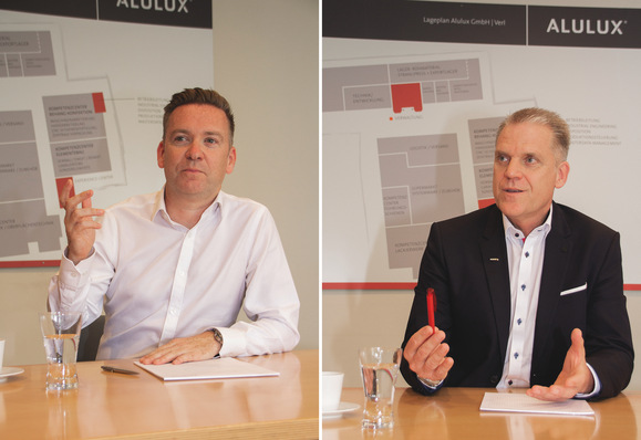 COO Colin Reoch und Vertriebsleiter Gregor Biermann sehen die R+T als sehr wichtige Branchenveranstaltung.