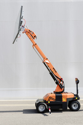 Der kompakte Mini Picker MPK06 zeichnet sich durch seine hohe Tragkraft von bis zu 600 kg Last aus.