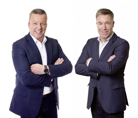 Die Geschäftsführer von rubo, Ludger Lermer und Carsten Winkler, freuen sich auf die Präsentation des neuen Schnellmontag-Kits auf der FRONTALE.