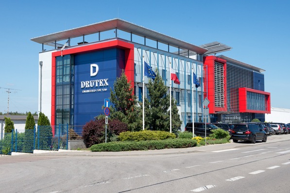 Die Drutex-Unternehmensverwaltung in Bytow/Polen