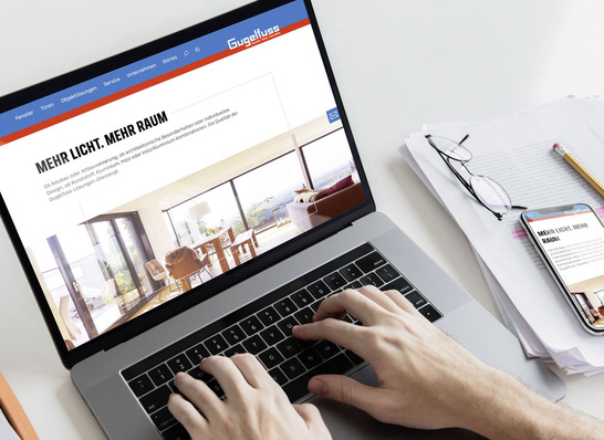 Die neue Website kommt im hellen, offenen und aufgeräumten Design daher. 