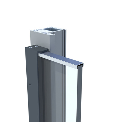 Die Glasbrüstung BG015 von IMB, verfügt über eine der wenigen rechtssicheren Befestigungslösung am Markt. Das System wird u. a. komplett verglast geliefert.