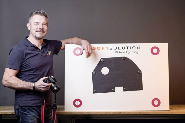 Um für Modellscheiben die passenden Schablonen herzustellen, braucht es nur eine Kamera bzw. ein Smartphone sowie die passende Softsolution Software - VirtualDigitizing.