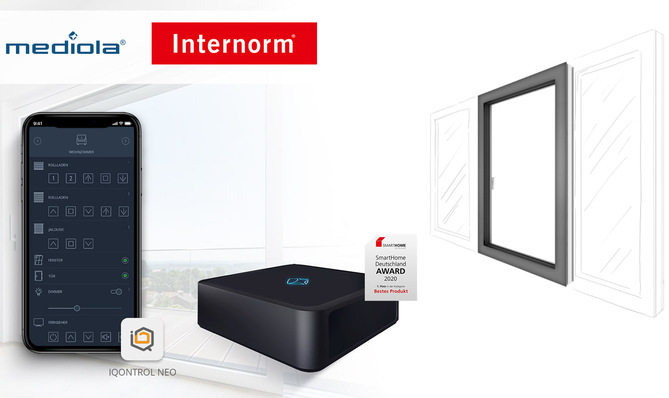 mediola® und internorm forcieren smarte Vernetzung im Alltag