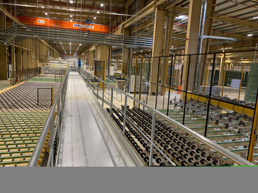 Parallel zur neuen Float in Polen, nimmt Guardian auch einen neuen Coater in Betrieb.