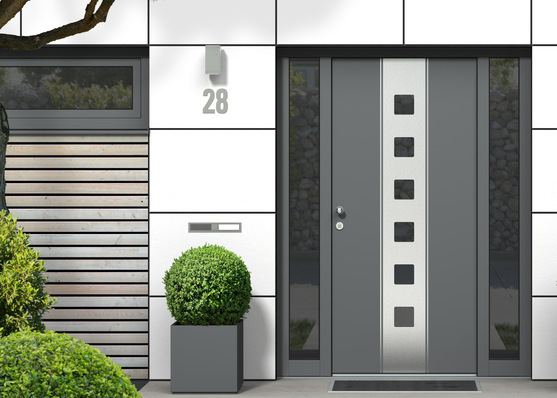 Das Remmers-Angebot für die Vorvergrauung eignet sich für Holzbauteile wie Fenster, Türen und Fassaden.