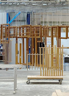 Mehr Kundschaft im Handelsbereich: Die Nachfrage nach Holzfenstern „made in Rammenau“ konnte binnen eines Jahres gesteigert werden.