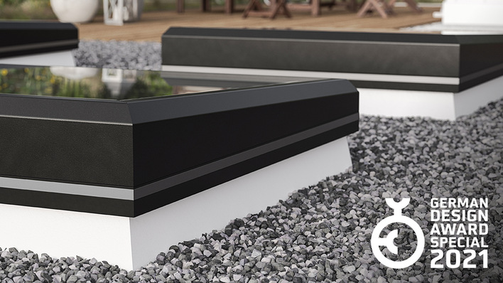 Das Lamilux Flachdach Fenster FE 3°