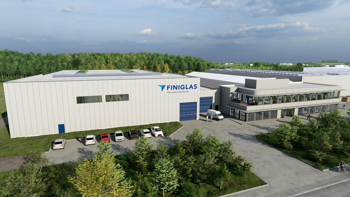Beim Neubau will Finiglas neben den neuen Hallen für die Produktion die neue Bürozentrale auch als Showroom für die eigene Leistungsfähigkeit und Produktvielfalt nutzen. 