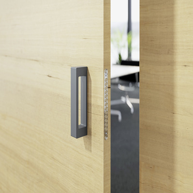 Das magnetische Schließsystem Keep Closed erlaubt es, Türelemente flächenbündig einzubauen.