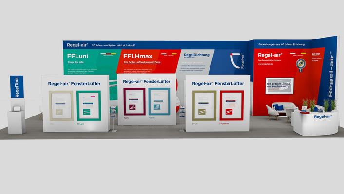 Nutzer können sich über die Produkte auf dem neuen digitalen Messestand informieren.