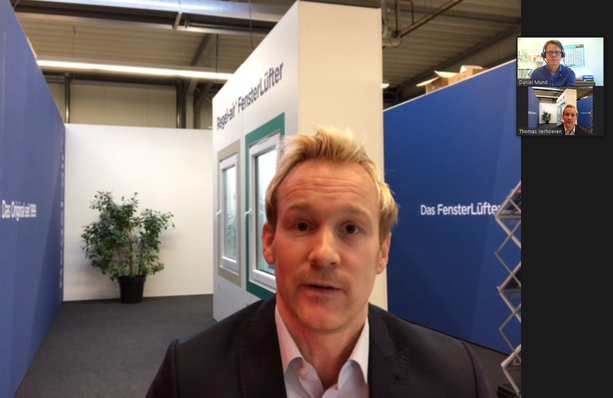 Geschäftsführer Thomas Verhoeven im Online-Chat mit der GLASWELT.