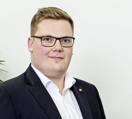 Moritz Ebert (23, Mitglied in der 3E-­Geschäftsleitung)
