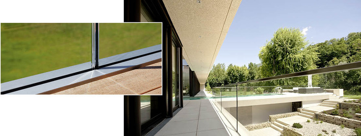 Das neue Ganzglasgeländer GM Railing ­Double von Glas Marte ist modular aufgebaut und aufgrund der eingesetzten Klebetechnik sicher und schnell zu montieren.