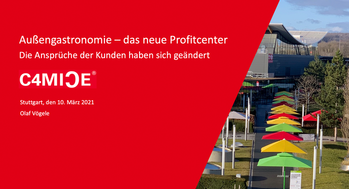 Outdoor Living ist das neue Schlagwort für die Erweiterung des Bewirtungsbereiches und damit zusätzliche Einnahmequellen. Stilvolle Verschattungen und Wetterschutz sorgen für mehr Komfort der Gäste, denn auch hier isst das Auge mit.