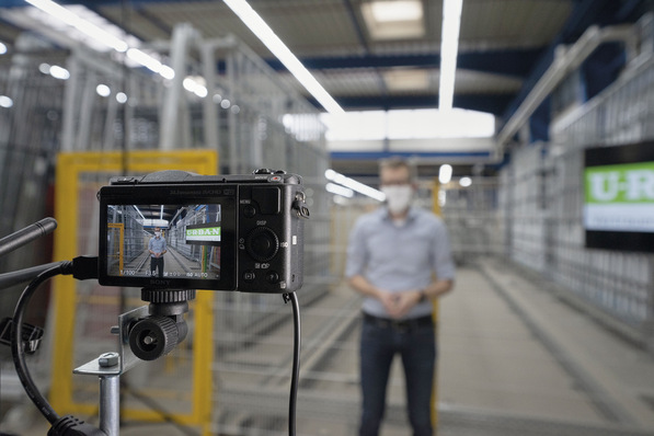 Und Action: Michael Walther beim Live-Streaming.