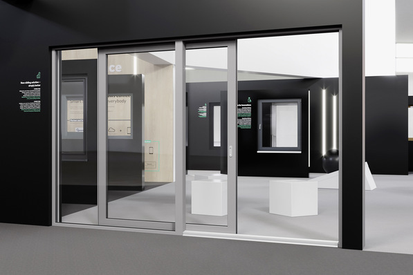 Große Schiebeelemente sind sehr beliebt und setzen optische Highlights. Mit dem Abstellschiebesystem SYNEGO SLIDE bietet REHAU nun hierfür eine ­ideale Lösung.