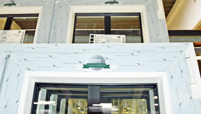 EGE legt Wert auf den Wiedererkennungseffekt und versieht jedes ausgelieferte Element mit dem eigenen Logo.