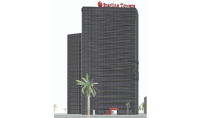 So wird das Hauptgebäude der Sterling Bank in Nairobi nach der Sanierung aussehen.