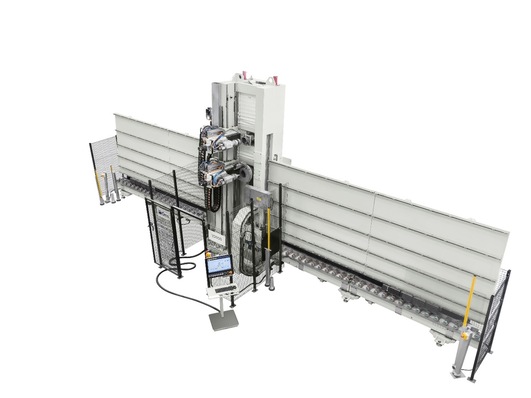 Als Nachfolger der „Profile“ stellt CMS nun die „Ypsos“ vor, eine neue, verbesserte vertikale CNC-Glasbearbeitungs-Anlage.