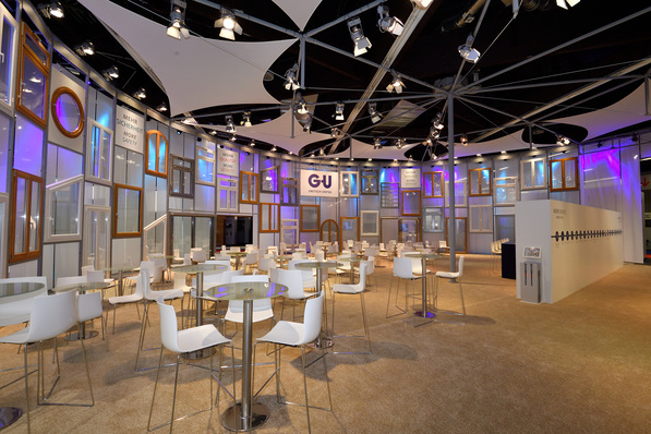 Auf einen Besuch des markanten Messestands von GU werden Besucher und Kunden 2022 verzichten müssen.