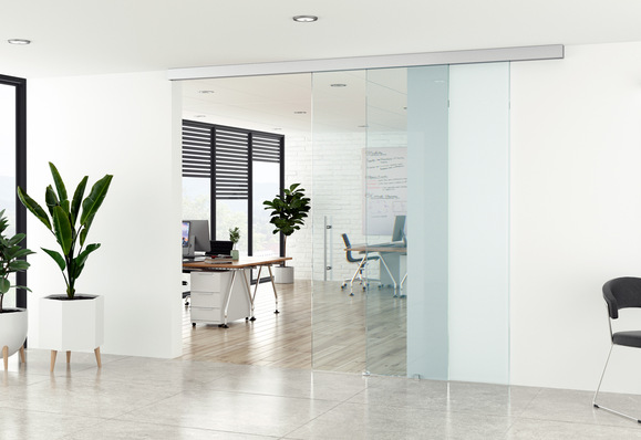 Mit den Bohle Schiebetürbeschlägen lassen sich ansprechende, zeitgemäße Innenräume umsetzen.