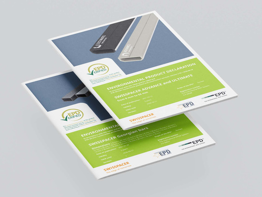 Swisspacer legt EPDs für seine Abstandhalter und die Wiener Sprosse vor.