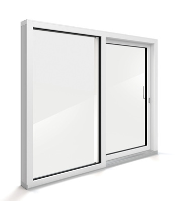 Die neue Kunststoff-Hebe-Schiebetür Deluxe 82 von Gugelfuss kommt mit einem um 20 % schmaleren Rahmen aus – für noch größere Glasflächen.