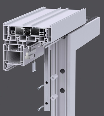 Der neue Anschlagpuffer für den Portal HS ist nahezu unsichtbar